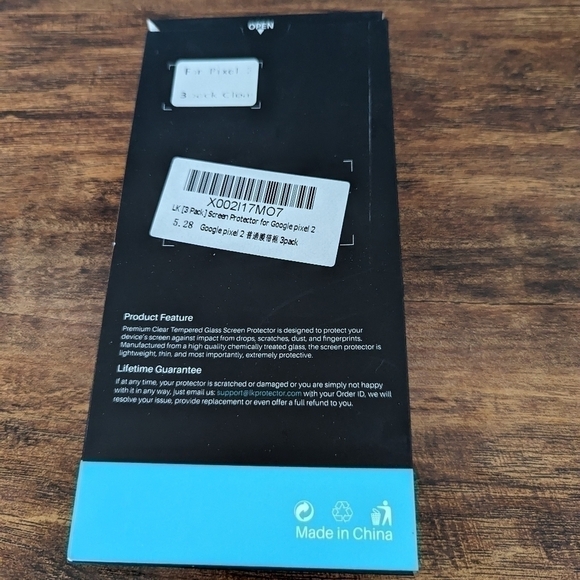 Free WITH PURCHASE-Google Pixel 2 Tempered Glass Screen Protector - Picture 2 of 3